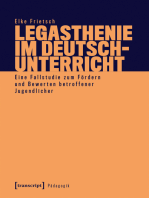 Legasthenie im Deutschunterricht