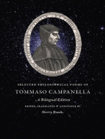 Selected Philosophical Poems of Tommaso Campanella: A Bilingual Edition