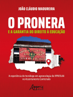 O Pronera e a Garantia do Direito à Educação: A Experiência do Tecnólogo em Agroecologia do IFPR/ELAA no Assentamento Contestado