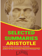 Aristotle: Selected Summaries: SELECTED SUMMARIES