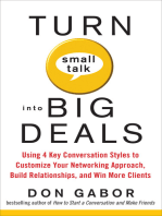 Turn Small Talk into Big Deals
