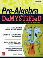Pre-Algebra DeMYSTiFieD, Second Edition