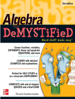 Algebra DeMYSTiFieD, Second Edition