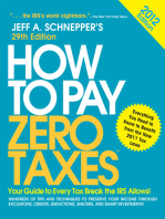 How to Pay Zero Taxes 2012