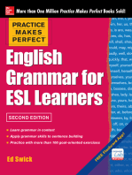 Practice Makes Perfect English Grammar for ESL Learners 2E(EBOOK): With 100 Exercises