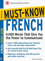 Must-Know French