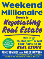 Weekend Millionaire Secrets to Negotiating Real Estate