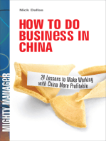 How to do Business in China: 24 Lessons to Make Working in China More Profitable