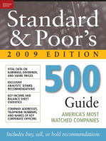 Standard & Poor's 500 Guide 2009 PB