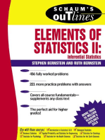 Schaum's Outline of Elements of Statistics II: Inferential Statistics