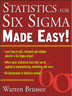 Statistics for Six Sigma Made Easy