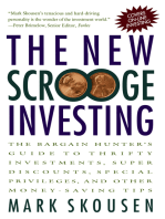 The New Scrooge Investing: The Bargain Hunter's Guide to Thrifty Investments, Super Discounts, Special Privileges, and Other Money-Saving Tips