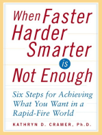 When Faster Harder Smarter Is Not Enough