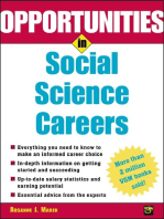 Opportunities in Social Science Careers