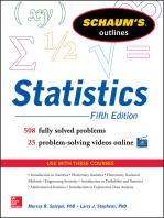 Schaum's Outline of Statistics, 5th Edition