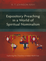 Expository Preaching in a World of Spiritual Nominalism: Exploring the Churches in India’s North East