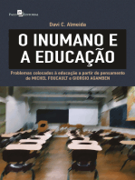 O inumano e a educação: Problemas colocados à educação a partir do pensamento de Michel Foucault e Giorgio Agamben