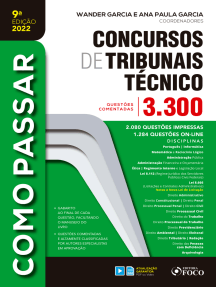 Concurso de Tribunais Técnico - Nível Médio: 3.300 questões comentadas