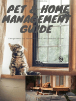 Pet and Home Management Manual: Templates for Homeowners & Sitters