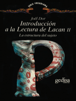 Introducción a la lectura de Lacan II: La estructura del sujeto