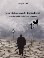 Insubsistencia de la Acción Penal: Plazo Razonable - Dilaciones Indebidas