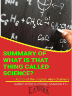 Summary Of "What Is That Thing Called Science?" By Alan Chalmers: UNIVERSITY SUMMARIES