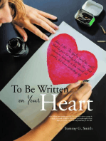 To Be Written On Your Heart
