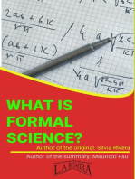 What Is Formal Science?: UNIVERSITY SUMMARIES