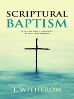 Scriptural Baptism