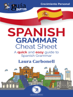 GuíaBurros: Spanish Grammar Cheat Sheet: A quick and easy guide to Spanish Grammar