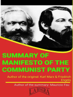 Summary Of "Manifesto Of The Communist Party" By Karl Marx & Friedrich Engels: UNIVERSITY SUMMARIES