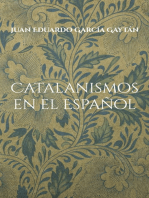 Catalanismos en el Español