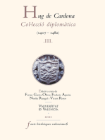 Hug de Cardona, III: Col·lecció diplomàtica (1407-1482)