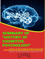 Summary Of "History Of Cognitive Psychology" By Mario Carretero: UNIVERSITY SUMMARIES