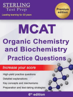 Sterling Test Prep MCAT Organic Chemistry & Biochemistry Practice Questions: High Yield MCAT Practice Questions with Detailed Explanations