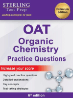 Sterling Test Prep OAT Organic Chemistry Practice Questions: High Yield OAT Organic Chemistry Questions