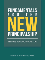 Fundamentals for the New Principalship: Things to Know and Do