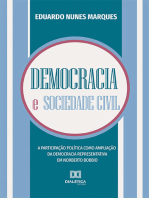 Democracia e sociedade civil: a participação política como ampliação da democracia representativa em Norberto Bobbio