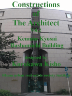 Constructions of the Architect Vol.2 Kenmin Kyosai Bashamichi Building Designed by Kurokawa Kisho