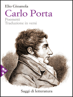 Carlo Porta: Poemetti. Traduzione in versi