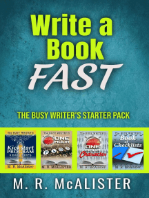 Write A Book Fast: The Busy Writer's Starter Pack: The Busy Writer