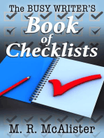 The Busy Writer's Book of Checklists: The Busy Writer