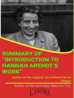 Summary Of "Introduction To Hannah Arendt's Work" By Ana María García Raggio: UNIVERSITY SUMMARIES