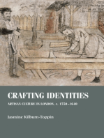 Crafting identities: Artisan culture in London, <i>c.</i> 1550–1640