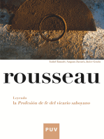 Rousseau. Leyendo la Profesión de fe del victario saboyano