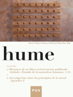 Hume: Leyendo el Resumen de un libro recientemente publicado titulado "Tratado de la naturaleza humana" (1-25), y la "Investigación sobre los principios de la moral (Apéndice I)"