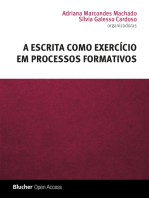 A escrita como exercício em processos formativos