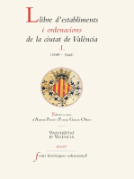 Llibre d'establiments i ordenacions de la ciutat de València. I.: (1296-1345)
