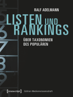 Listen und Rankings: Über Taxonomien des Populären