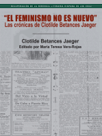 “El feminismo no es nuevo”: Las cronicas de Clotilde Betances Jaeger